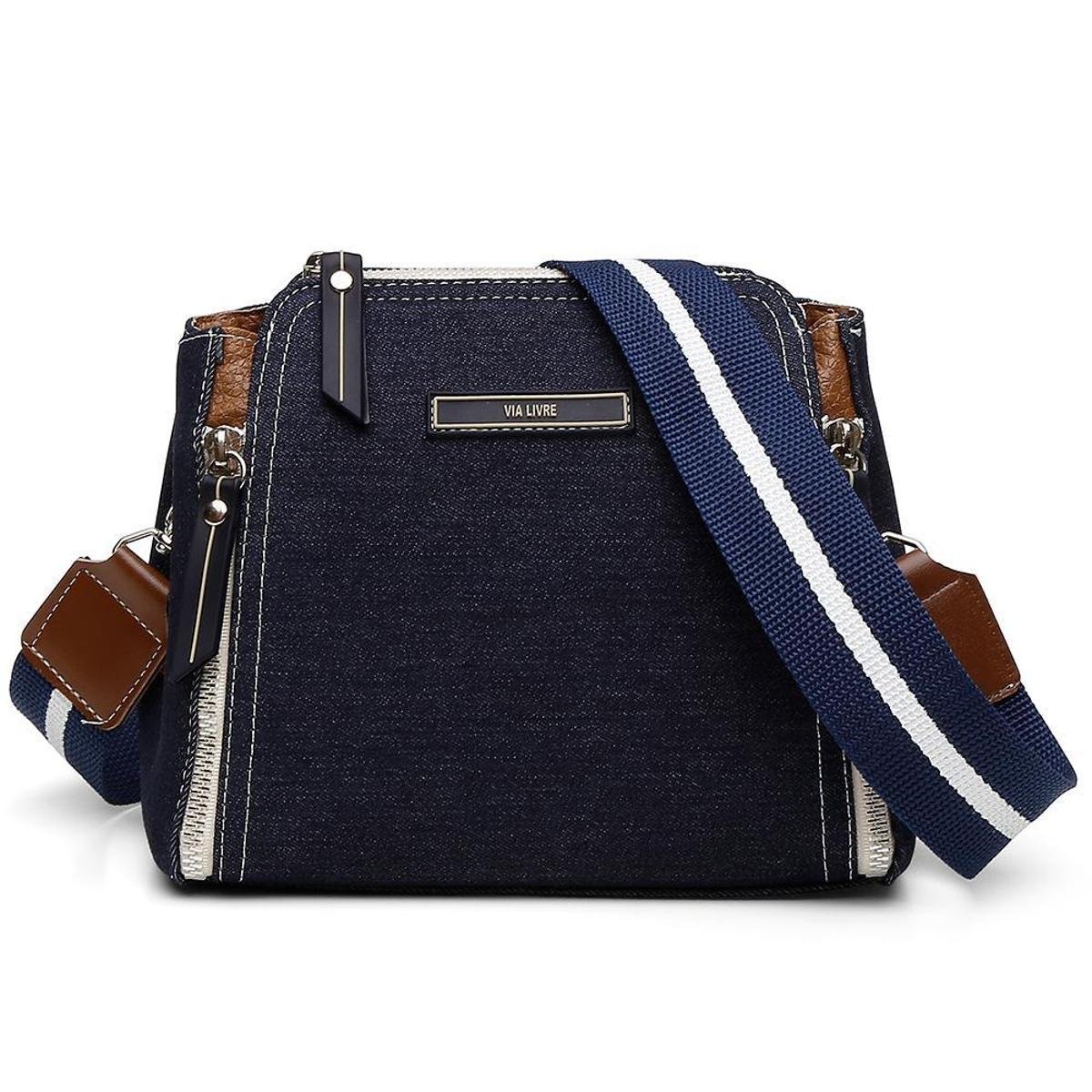 Bolsa Feminina varias cores de ombro transversal alça reajustavel preço imperdível Casual moderna - Azul Menor preço em Bolsa Feminina varias cores de ombro transversal alça reajustavel preço imperdível Casual moderna - Azul