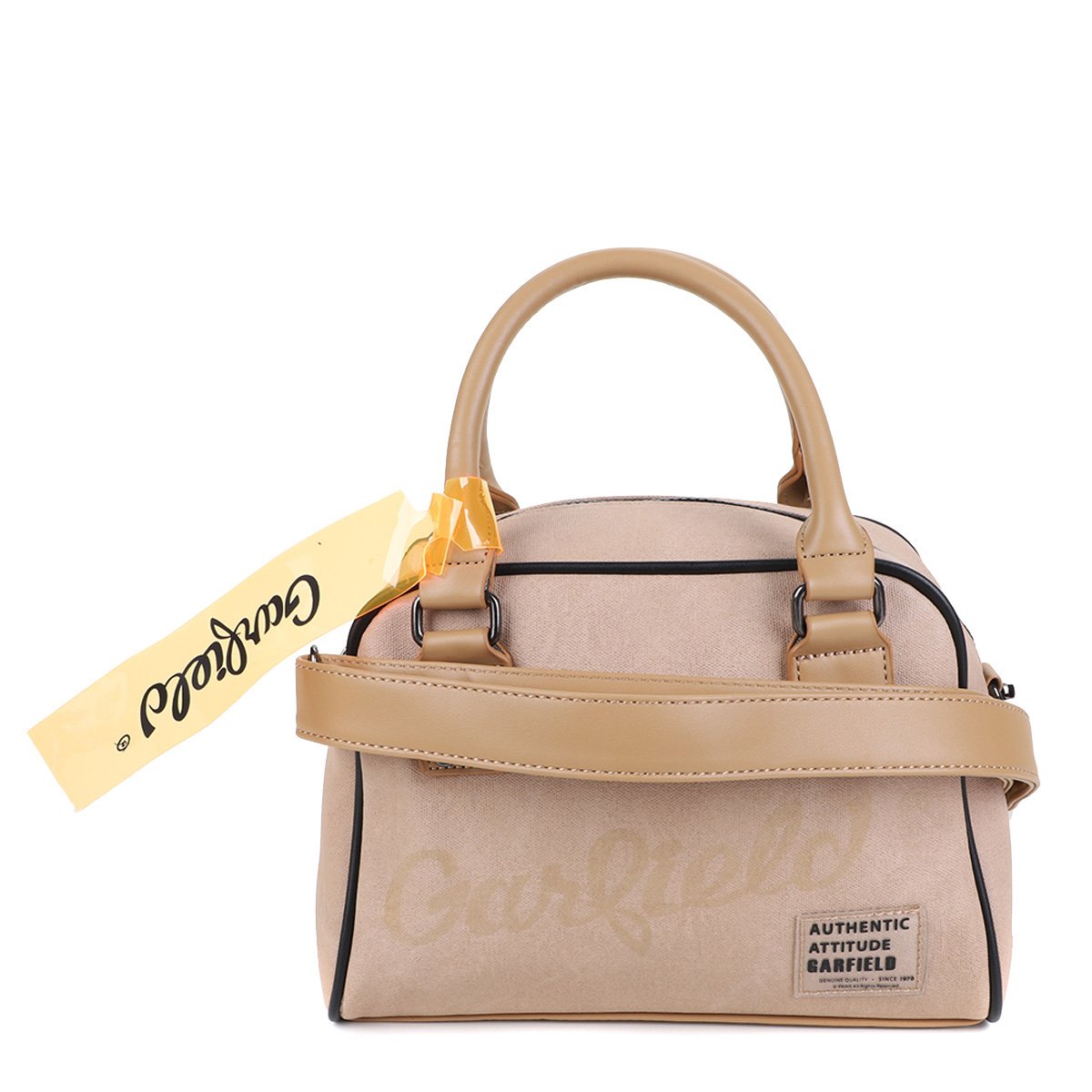 Bolsa Garfield Tote Transversal Feminina - Bege Menor preço em Bolsa Garfield Tote Transversal Feminina - Bege