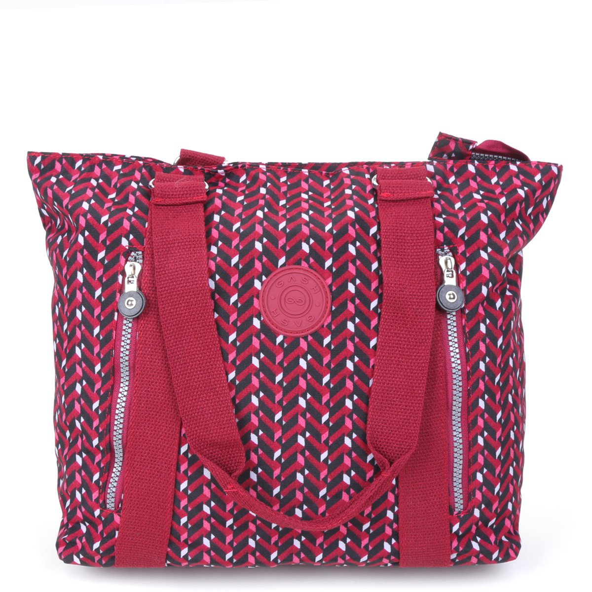 Bolsa Gash Shopper Estampada Média Feminina - Vermelho Menor preço em Bolsa Gash Shopper Estampada Média Feminina - Vermelho