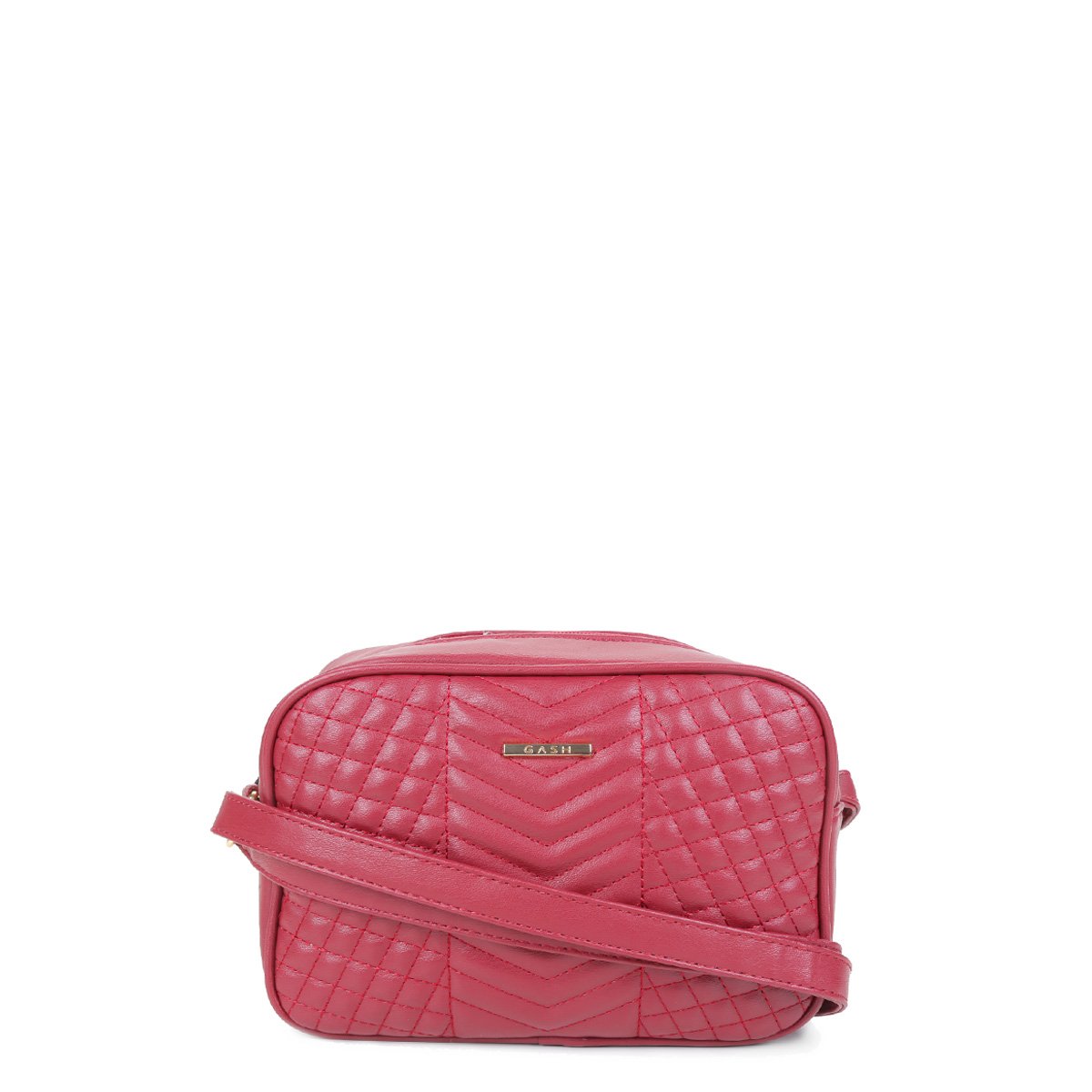 Bolsa Gash Tiracolo Pequena Matelassê Feminina - Vermelho Menor preço em Bolsa Gash Tiracolo Pequena Matelassê Feminina - Vermelho