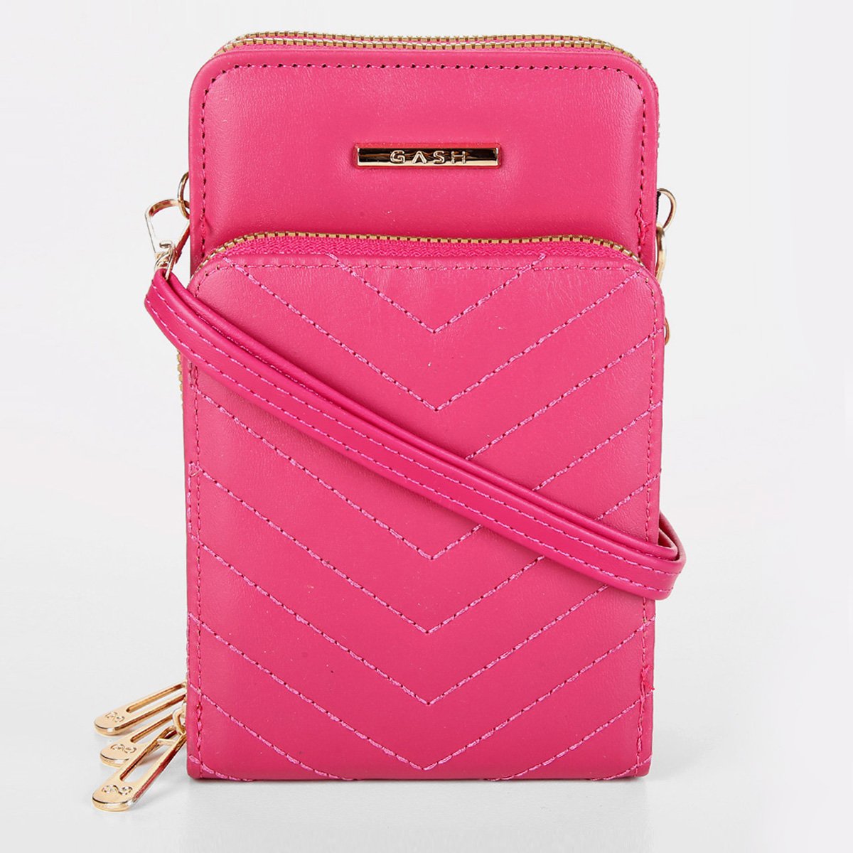 Bolsa Gash Transversal Matelassê Feminina - Pink é ruim? Bolsa Gash Transversal Matelassê Feminina - Pink é boa?