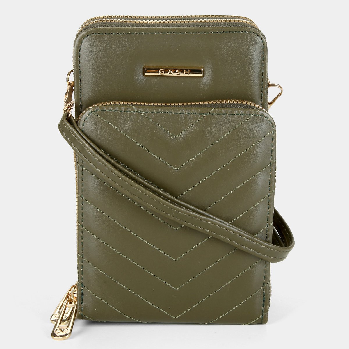 Bolsa Gash Transversal Matelassê Feminina - Verde Militar é ruim? Bolsa Gash Transversal Matelassê Feminina - Verde Militar é boa?