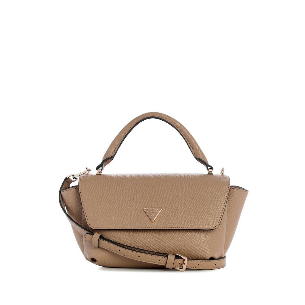 Bolsa Gilda de Mão Flap Bege