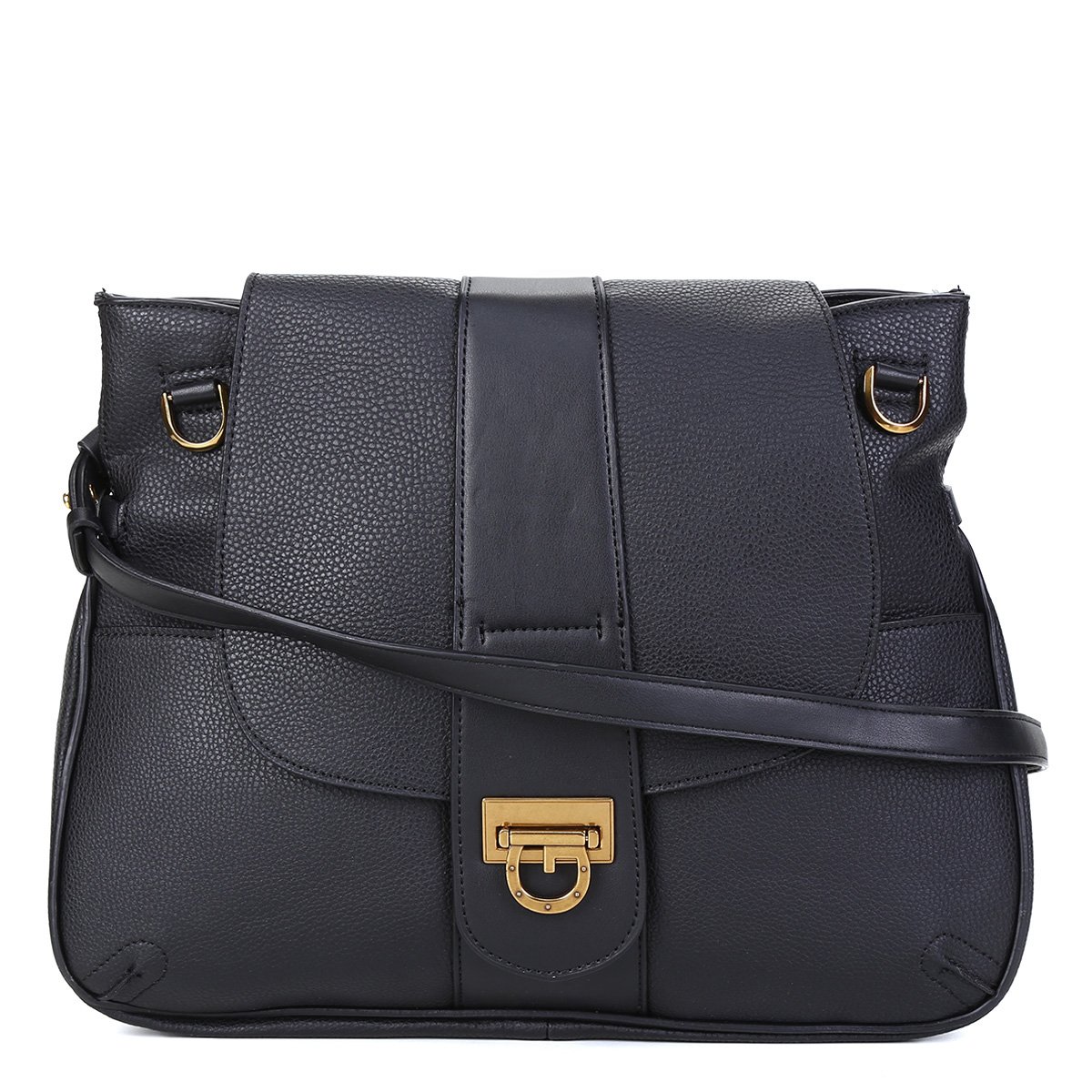 Bolsa Gio Antonelli Tote Transversal Feminina - Preto Menor preço em Bolsa Gio Antonelli Tote Transversal Feminina - Preto
