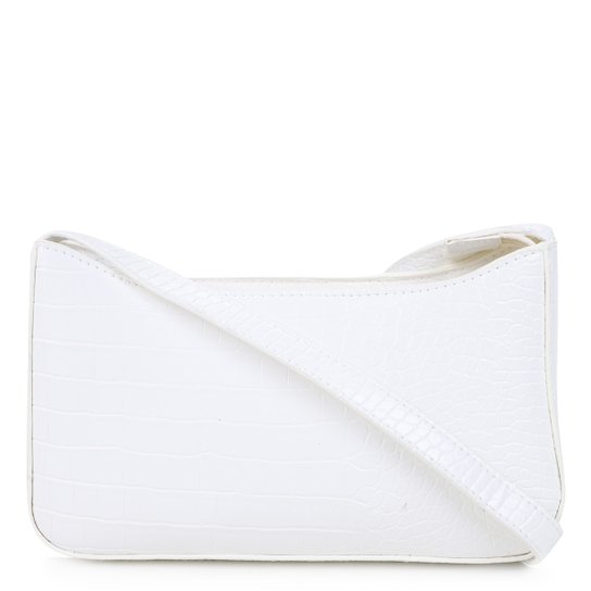 Bolsa Hering Handbag Croco Feminina - Branco