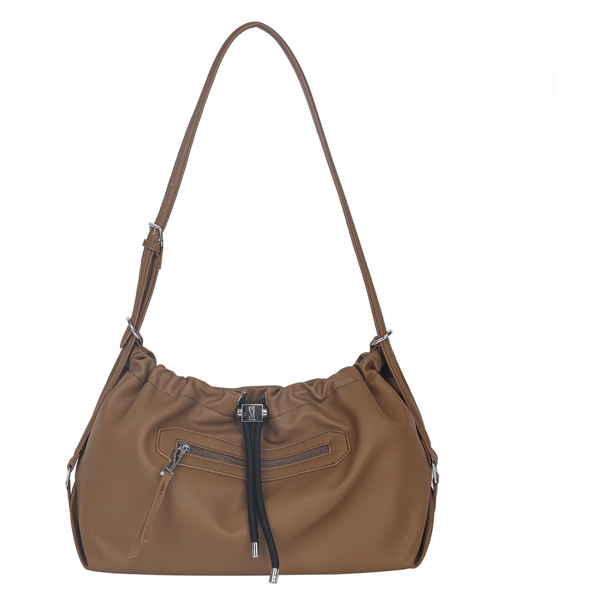 Bolsa Hobo Santa Lolla Mestiço Feminina - Cinza Menor preço em Bolsa Hobo Santa Lolla Mestiço Feminina - Cinza