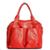 Bolsa House of Caju Em Couro Feminina - Vermelho