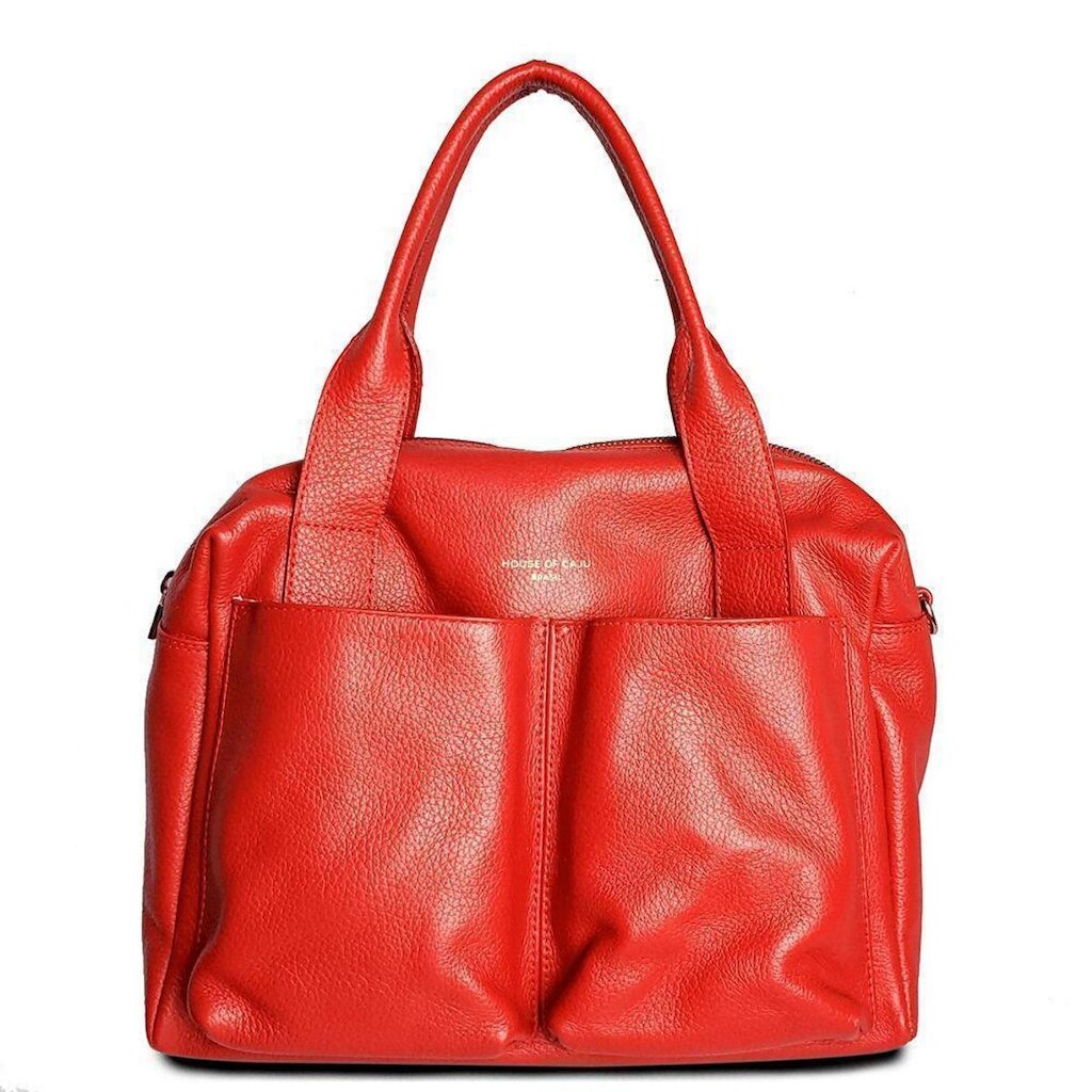 Bolsa House of Caju Em Couro Feminina