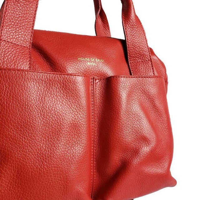 Bolsa House of Caju Em Couro Feminina