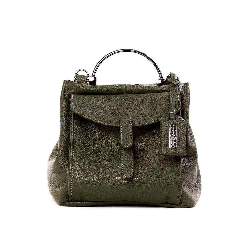Bolsa House of Caju Em Couro Feminina