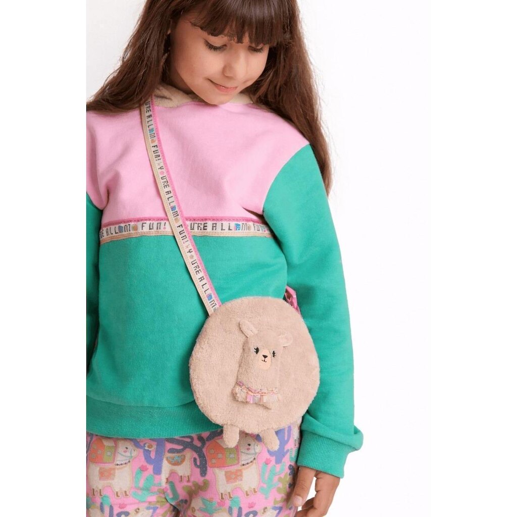 Bolsa Infantil Menina Vila de Alinhavos Alphabeto Areia