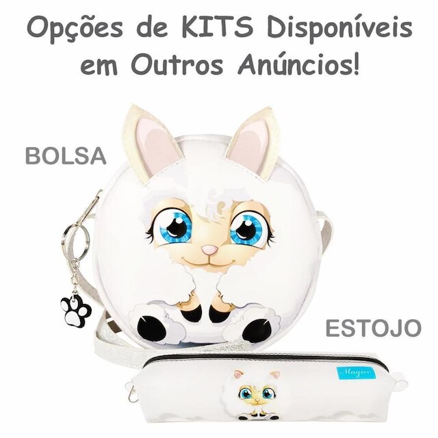 Bolsa Infantil Ovelhinha Feliz, Magicc Feminina