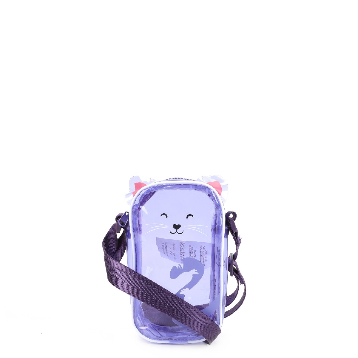 Bolsa Infantil Semax Transversal Com Orelinha Feminina - Roxo Menor preço em Bolsa Infantil Semax Transversal Com Orelinha Feminina - Roxo