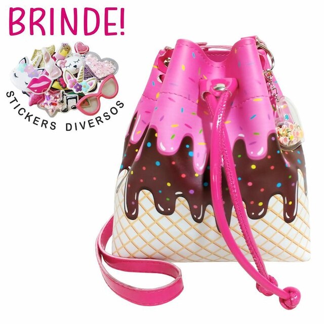 Bolsa Infantil Sorvetinho, Magicc Feminina