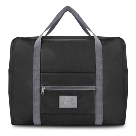 Bolsa Jacki Design de Viagem Dobrável GG de Poliéster - Preto