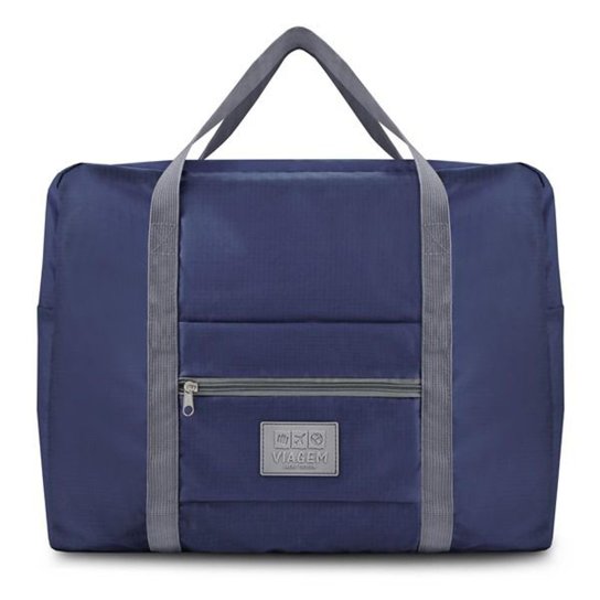 Bolsa Jacki Design de Viagem Dobrável GG de Poliéster - Azul