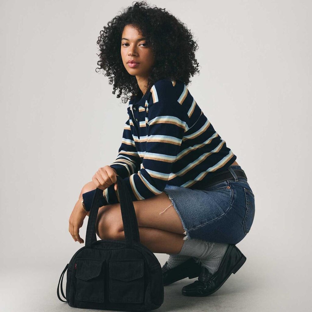 Bolsa Jeans Levi's Blake Preta Feminina