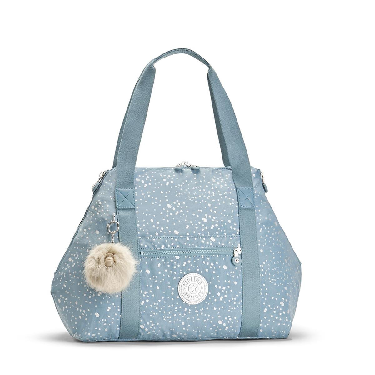 bolsa kipling art azul