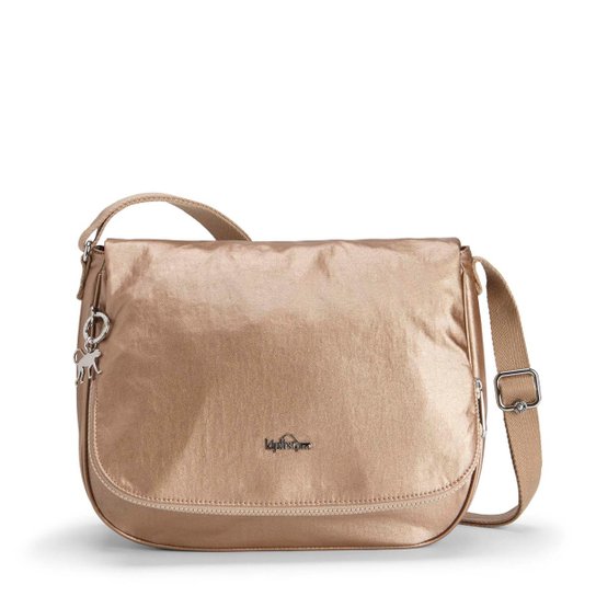 Bolsa Kipling Hobo Earthbeat Feminina - Dourado