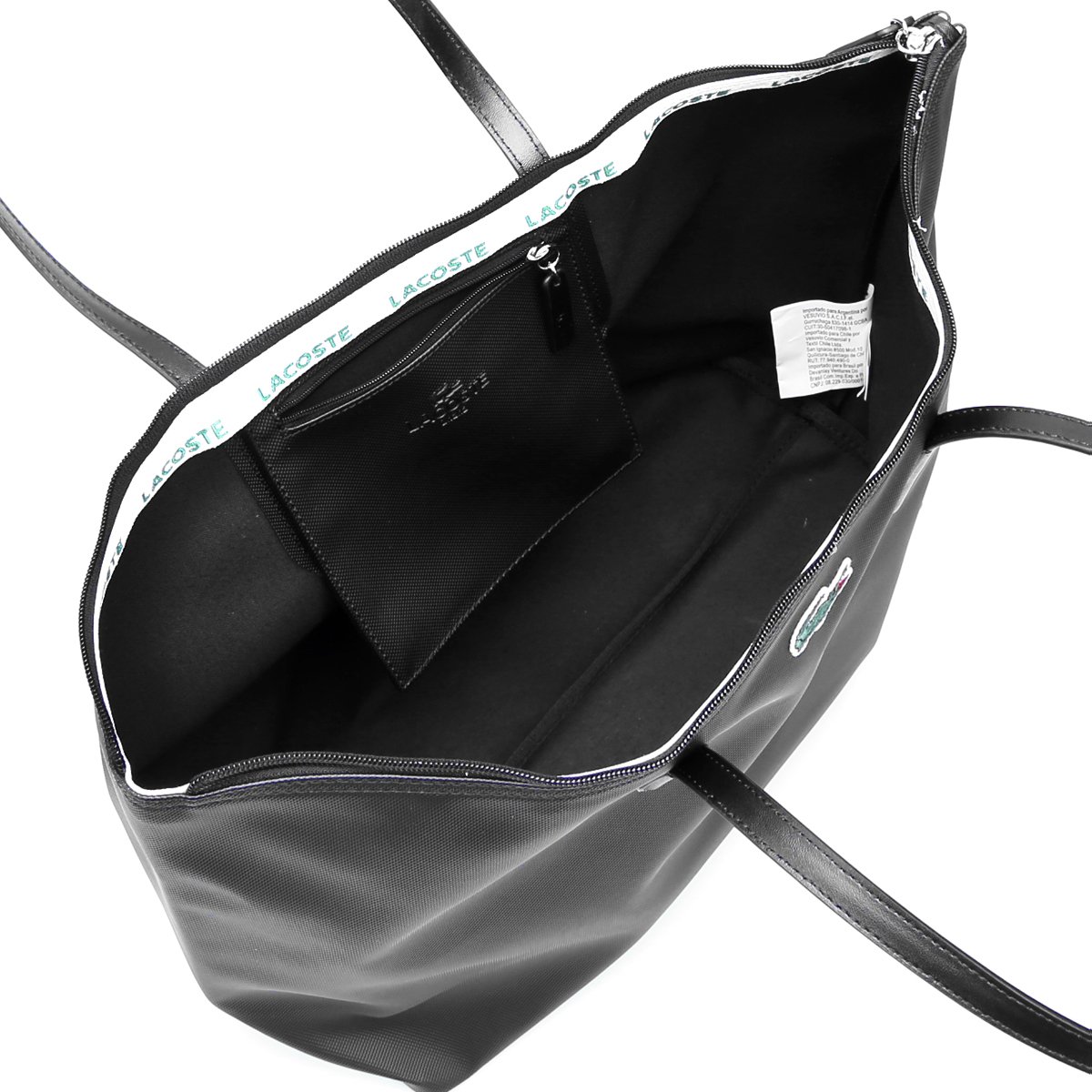 large shopping bolsa with zip