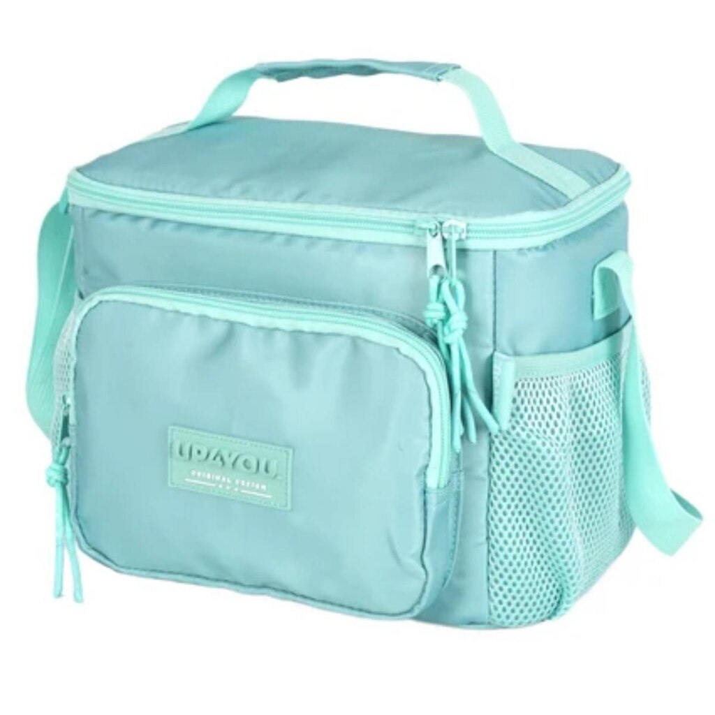Bolsa Lancheira Marmiteira com Alça e Bolsos UP4YOU Verde Menta