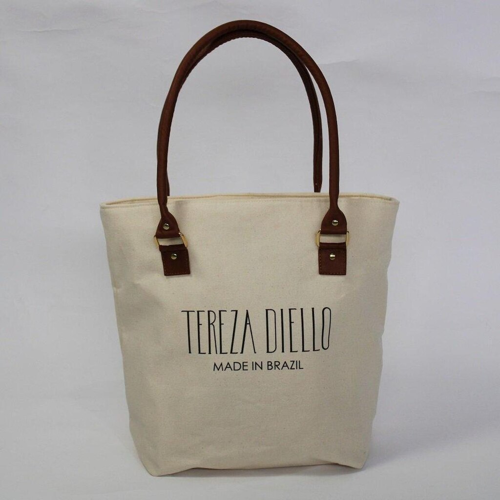 Bolsa Lona Made in Brazil Caramelo