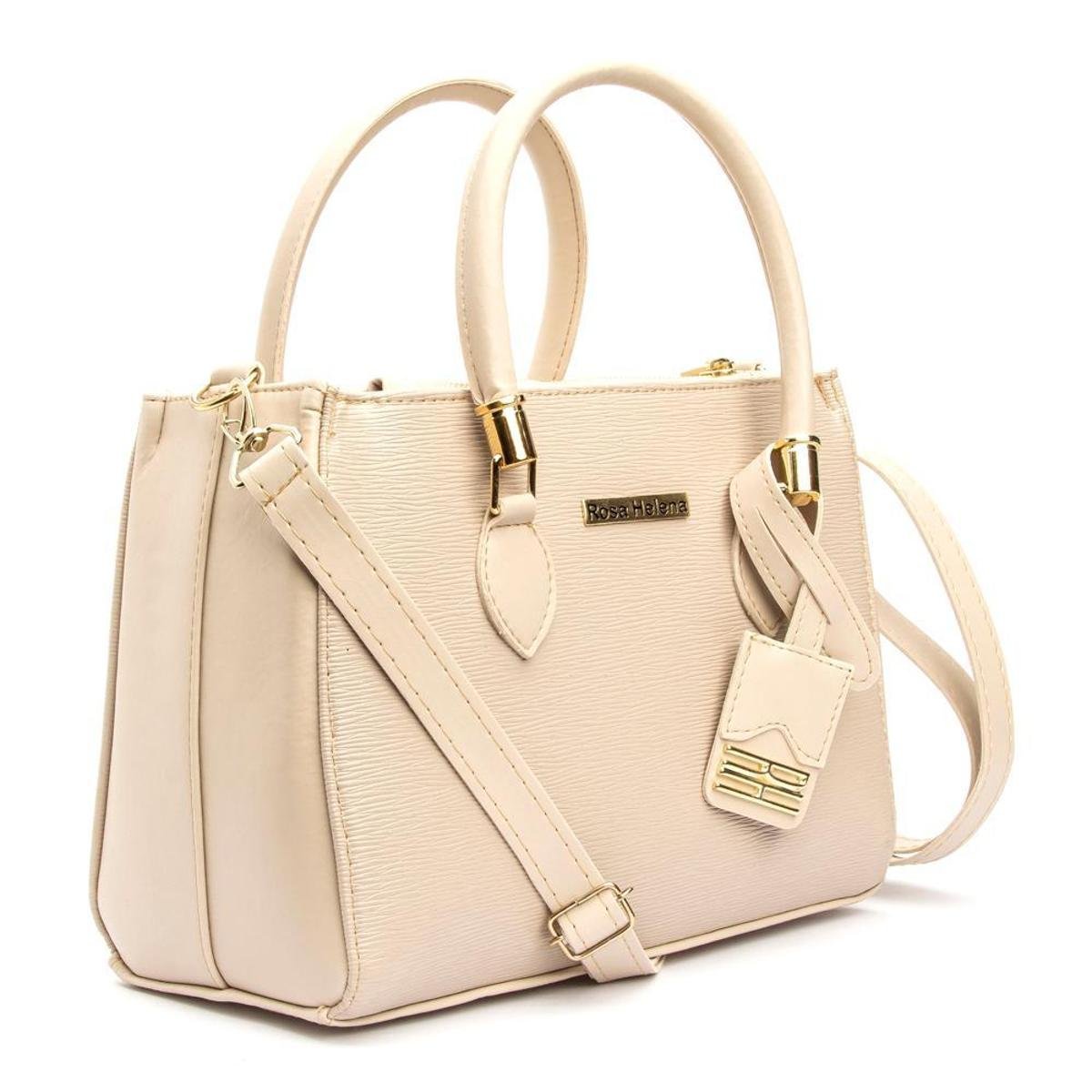 Bolsa Lorena Feminina Transversal - Branco Menor preço em Bolsa Lorena Feminina Transversal - Branco