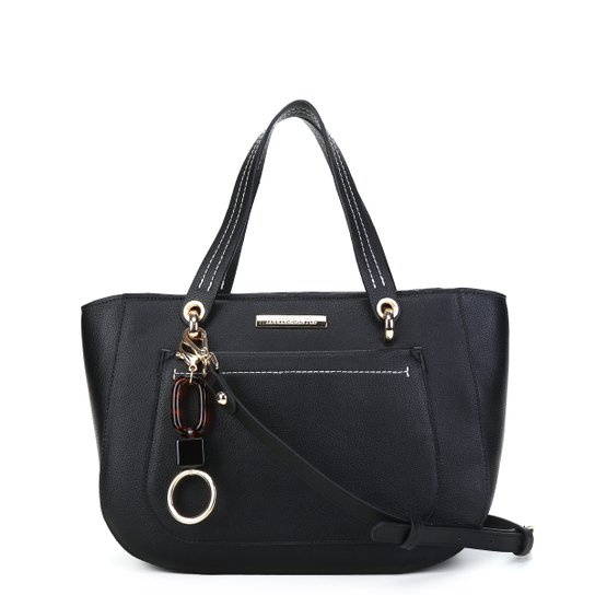 Bolsa Loucos&Santos Floter Soft Charm Bag Feminina - Preto