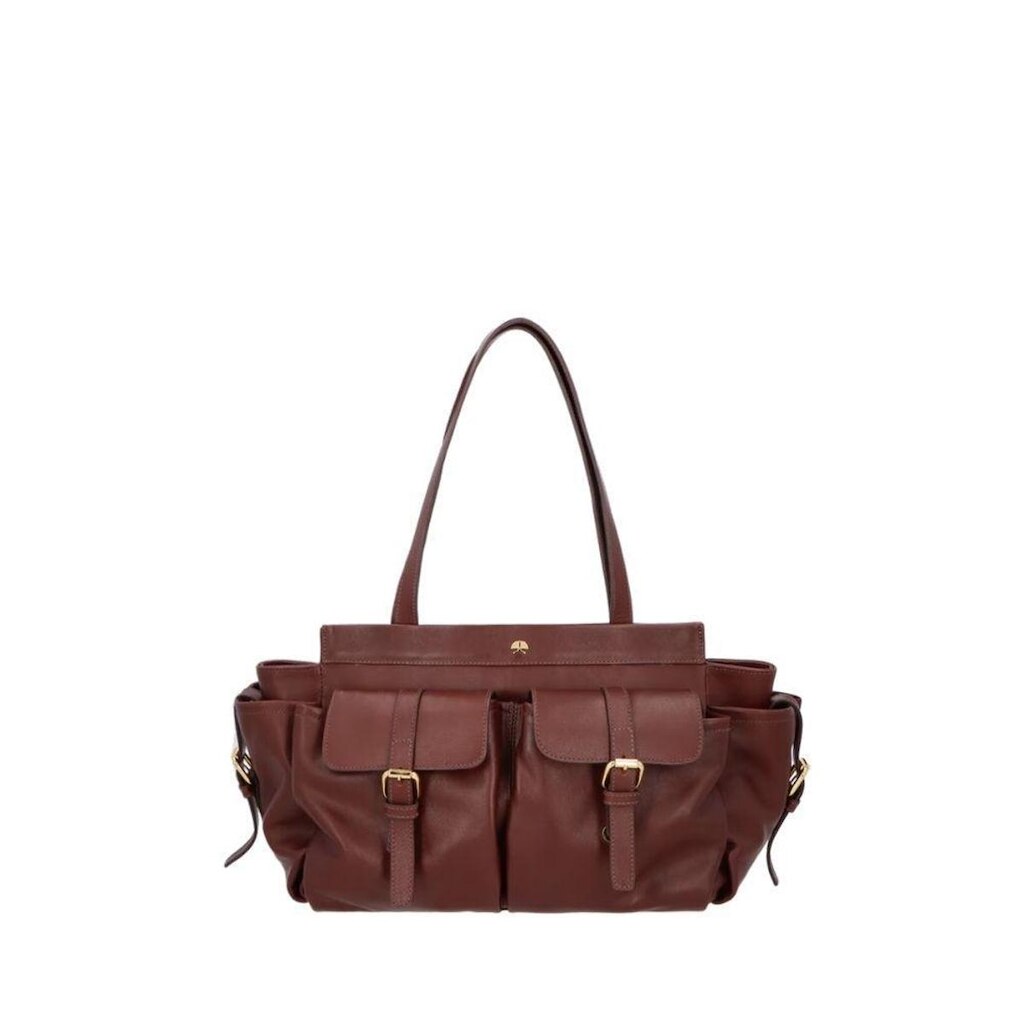 Bolsa Luiza Barcelos Shopping Marrom