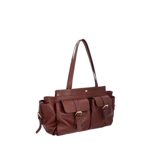 Bolsa Luiza Barcelos Shopping Marrom