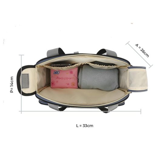 Bolsa Maternidade Feminina Lequeen Transversal Bebê Menina Menino Tira Colo Bolso Térmico