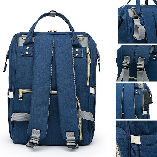 Bolsa Maternidade Madami C/ Carrinho Trocador Masculina