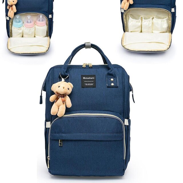 Bolsa Maternidade Madami C/ Carrinho Trocador Masculina