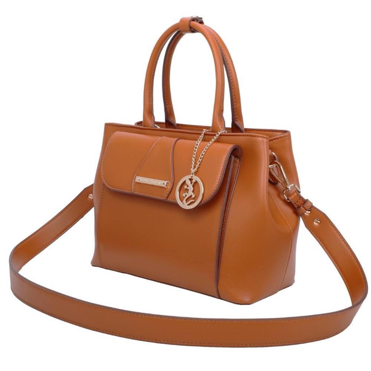 Bolsa Média Fellipe Krein Aw22 Napa - Caramelo | Zattini
