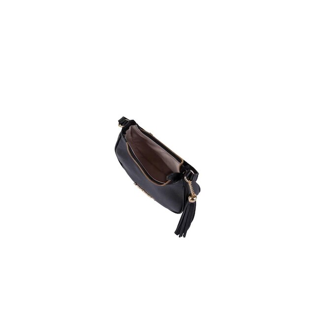 Bolsa Meia Lua Pequena Preto Luiza Barcelos