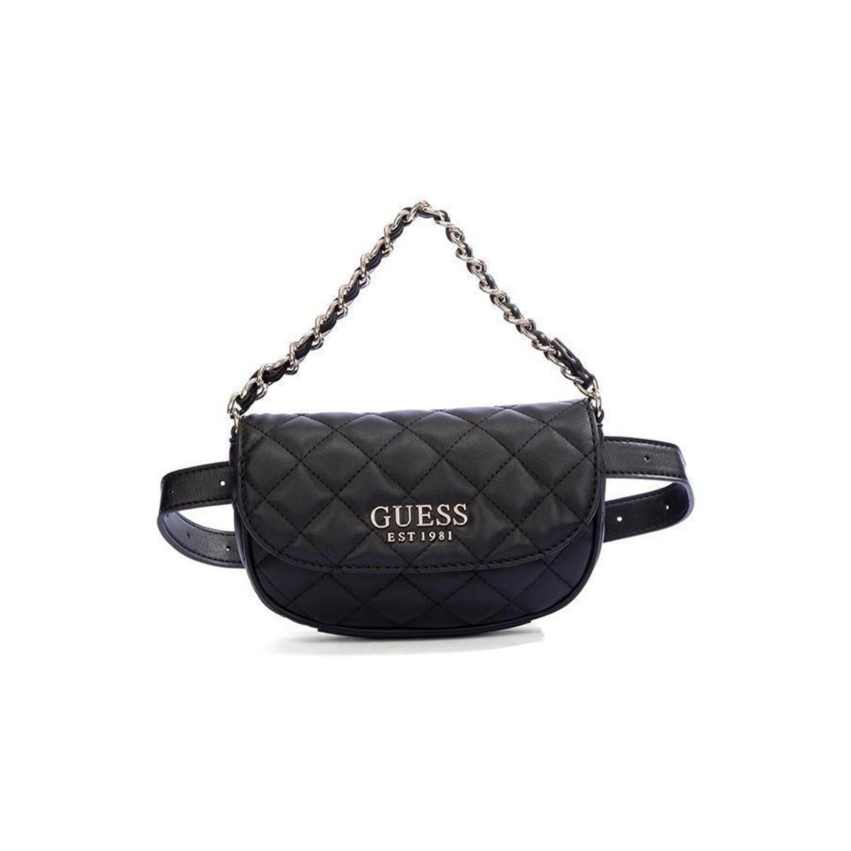 guess chain crossbody bolsa
