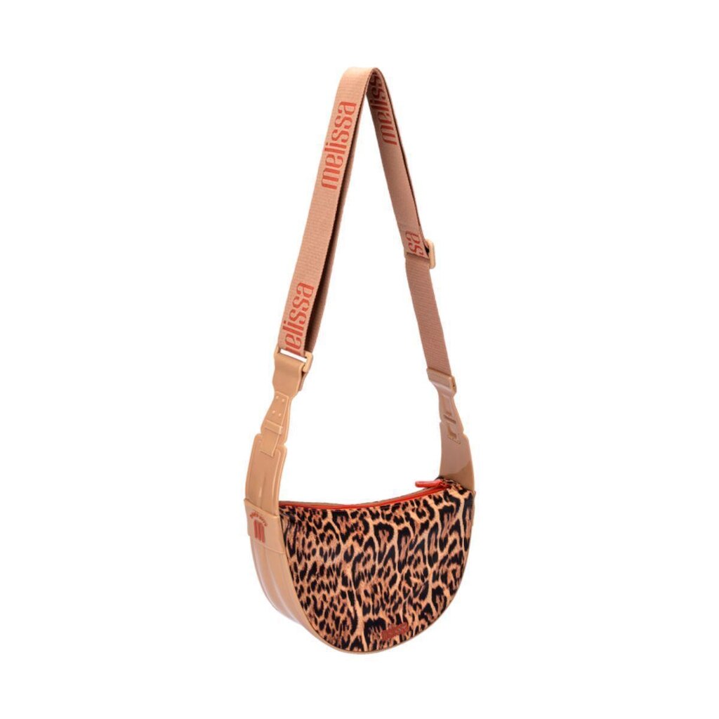 Bolsa Melissa Vibe Bag Print Bege Vermelha