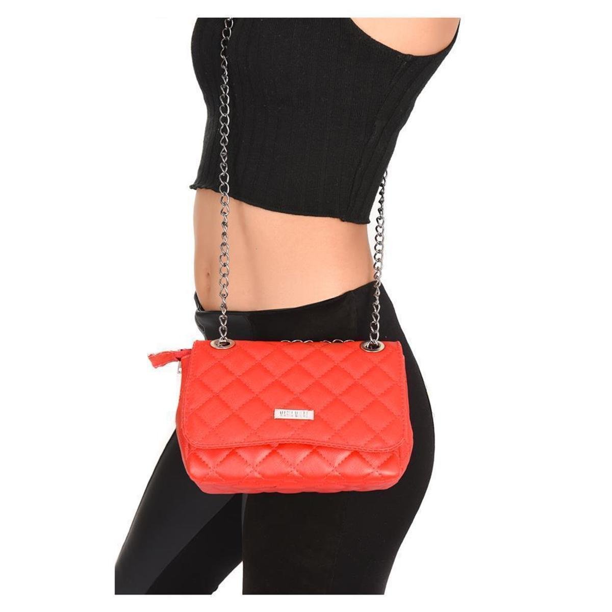 mango chain mini bolsa