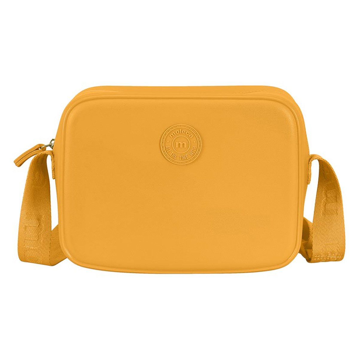 Bolsa Moleca Transversal Mini Bag Feminina - Amarelo Menor preço em Bolsa Moleca Transversal Mini Bag Feminina - Amarelo