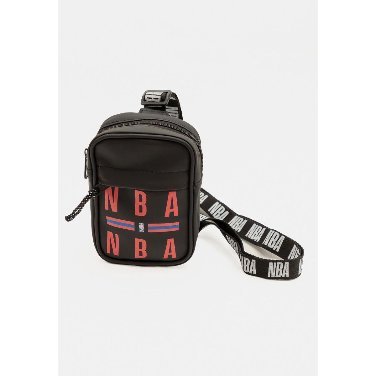 Bolsa NBA Shoulder Bag Estampada Masculino Menor preço em Bolsa NBA Shoulder Bag Estampada Masculino