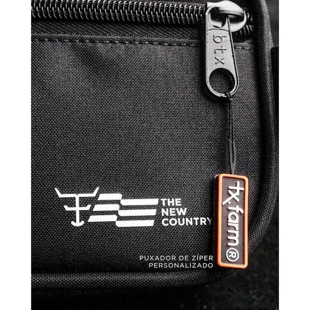 BOLSA NECESSAIRE/ ESTOJO TEXAS FARM - CLEAN - NC001 - PRETO ÚNICO