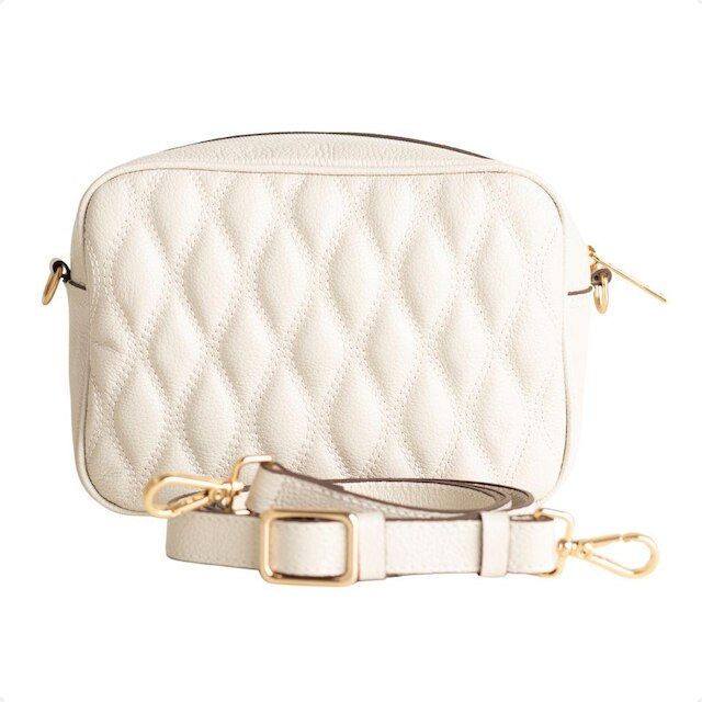 BOLSA NICE MATELASSÊ MINI DM OFF WHITE