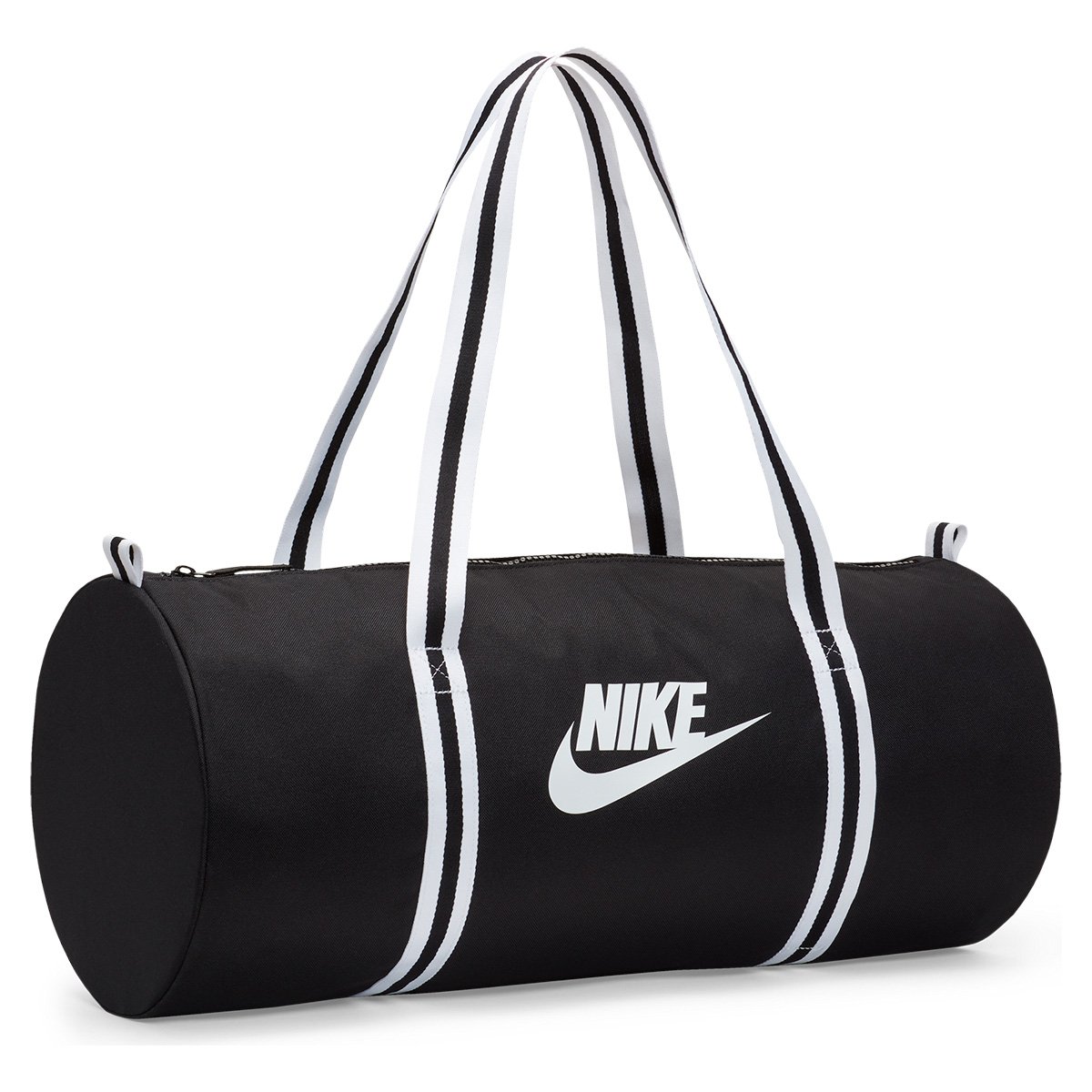 Bolsa Nike Heritage Duff - Preto+Branco | Zattini