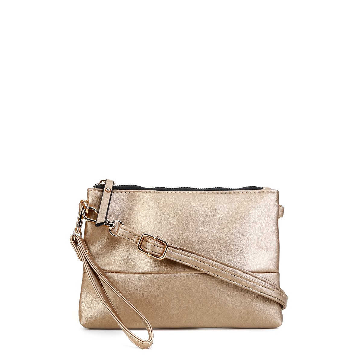Bolsa Pagani Crossbody Mini Bag Feminina - Dourado Menor preço em Bolsa Pagani Crossbody Mini Bag Feminina - Dourado