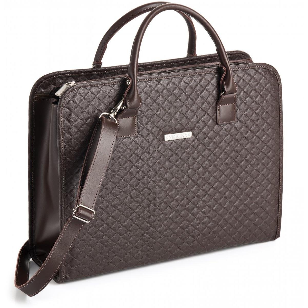 Bolsa Pasta Executiva Para Notebook 15.6' Em Matelassê Viccina Feminina - Marrom Menor preço em Bolsa Pasta Executiva Para Notebook 15.6' Em Matelassê Viccina Feminina - Marrom