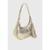 Bolsa Pequena Meia Lua Dourada Luiza Barcelos - Única