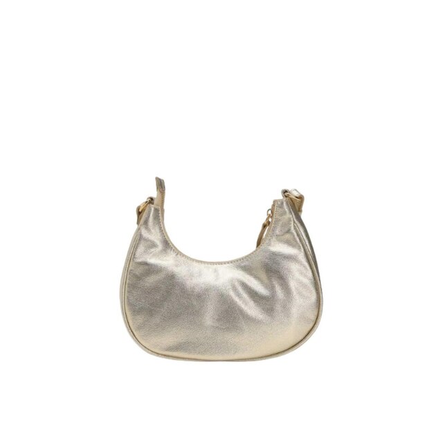 Bolsa Pequena Meia Lua Dourada Luiza Barcelos
