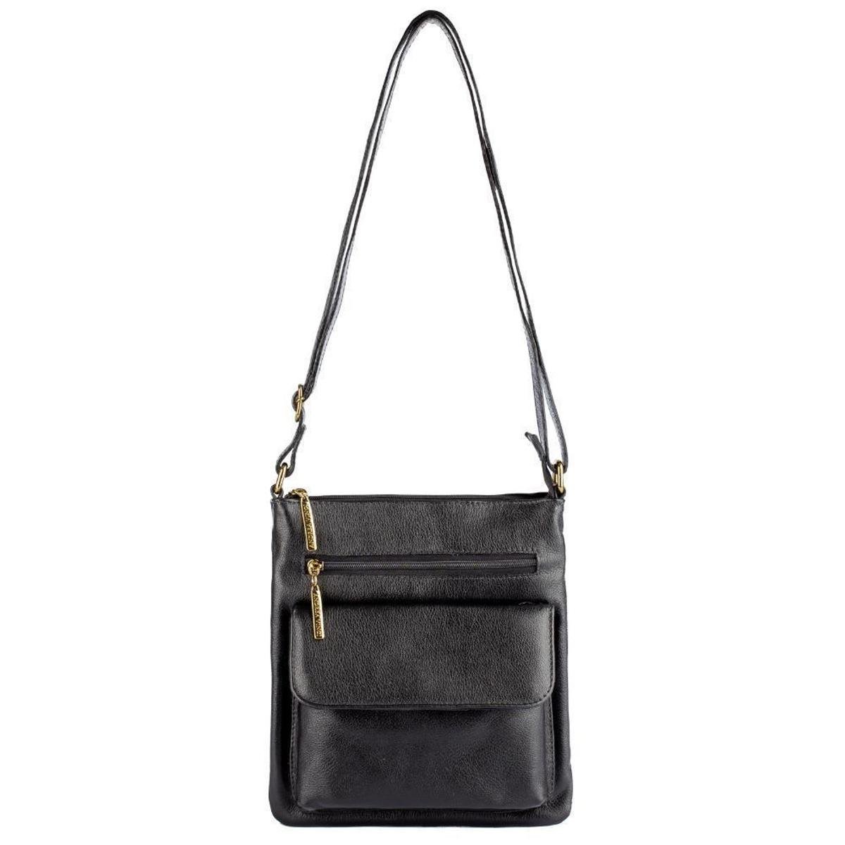 Bolsa Pequena Transversal de couro Alana Menor preço em Bolsa Pequena Transversal de couro Alana