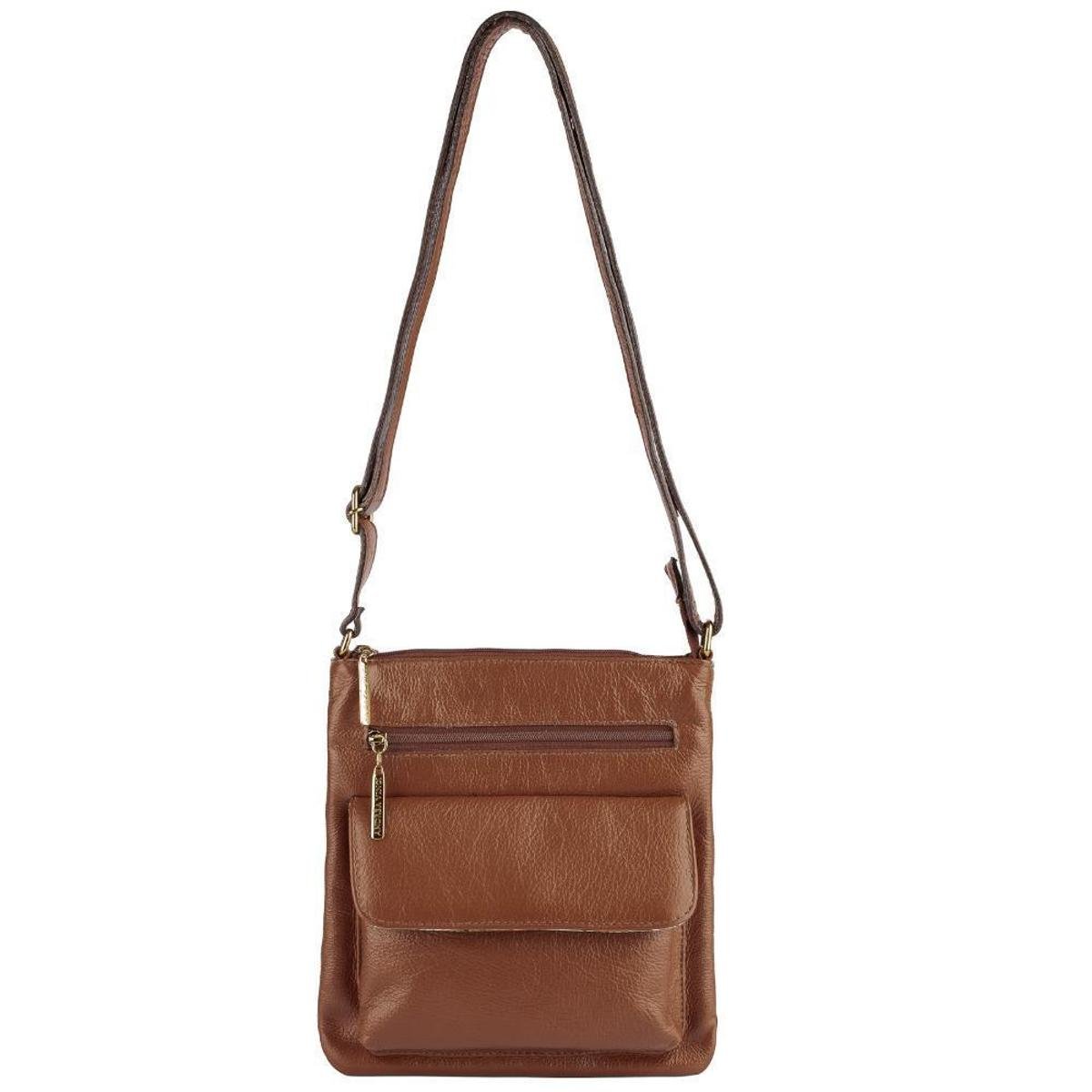 Bolsa Pequena Transversal de couro Alana Menor preço em Bolsa Pequena Transversal de couro Alana