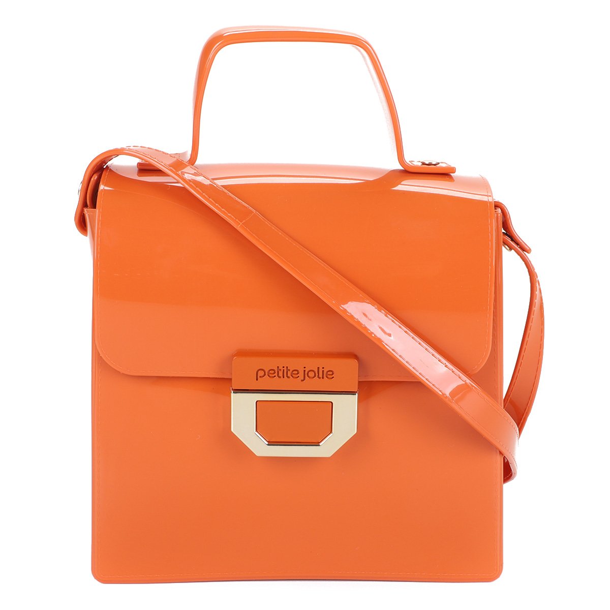 Bolsa Petite Jolie Flap Soul Feminina - Laranja Menor preço em Bolsa Petite Jolie Flap Soul Feminina - Laranja